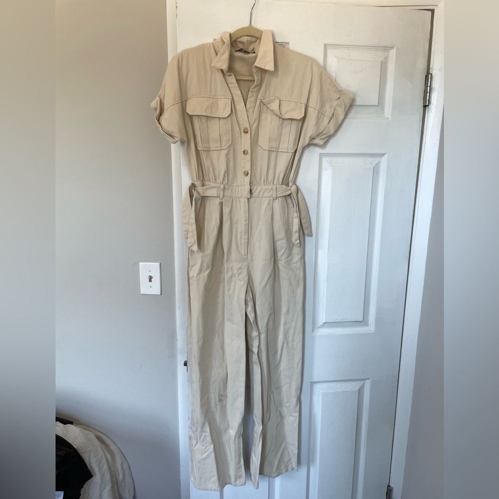 Lulu’s utility jumpsuit